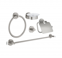 PACK ACCESORIOS 5 EN 1 GROHE ESSENTIALS SUPERSTEEL